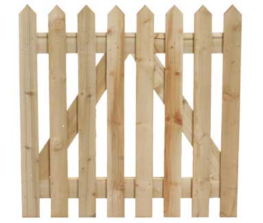 Timber Paling Gate
